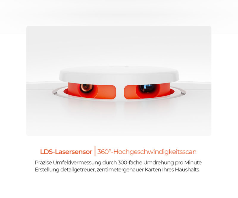 LDS-Lasersensor des Roboters